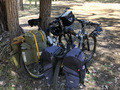 Our orderly packed bikes