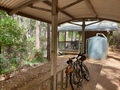 Bike shelter (at a Munda Biddi hut several days later)