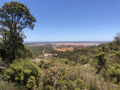 View over the dam down the escarpment