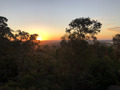 Sunset  down the escarpment
